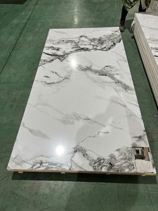 แผ่นพีวีซีหินอ่อน3มม. แผ่นผนังพลาสติกห้องน้ำกันความชื้น - Product Image 2