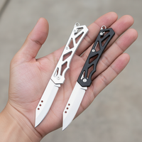 Couteau pliant compact et robuste en métal pour l'aventure en plein air, la chasse industrielle, la survie, le camping, le couteau tactique de découpe en acier, DIY