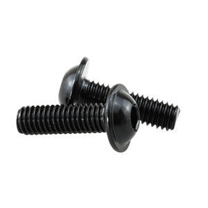 Vente directe d'usine - Vis à tête hexagonale en acier noir à bouton champignon - Product Image 2