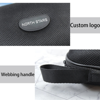 Étui à lunettes de soleil tendance, étui de voyage pour lunettes de soleil, étui portable anti-pression pour lunettes de myopie avec sac en filet