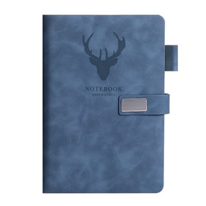 Cao cấp A5 da máy tính xách tay handmade bơm lại nhật ký cho quà tặng doanh nghiệp - Product Image 6