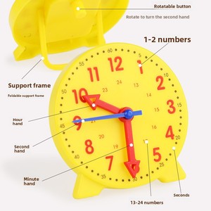 Kit Educativo Orologio Digitale CPC CE, Gioco Montessori per Imparare le Ore, Puzzle con Carte per Bambini e Ragazzi - Product Image 2