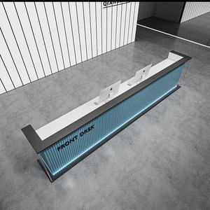 Mostrador <span class=keywords><strong>de</strong></span> Recepción Comercial Moderno <span class=keywords><strong>de</strong></span> Alta Gama Yicheng, Diseño <span class=keywords><strong>de</strong></span> Lujo, Mostrador <span class=keywords><strong>de</strong></span> Recepción para Salón <span class=keywords><strong>de</strong></span> Belleza, Boutique, Cajero para Hotel - Product Image 4