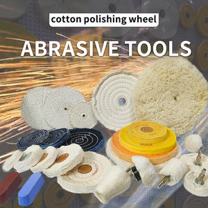 Ruota Abrasiva in Cotone per Lucidatura Gioielli 3\"4\"5\"6\" Ruota Lucidante in Cotone Giallo - Product Image 6