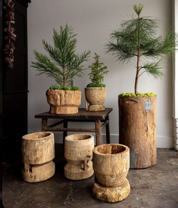 Nhà Máy Trực Tiếp Bán Buôn Truyền Thống Trung Quốc Thủ Công Cổ Xô Mộc Mạc Trang Trí Lưu Trữ Container Gỗ Vườn Trồng - Product Image 2