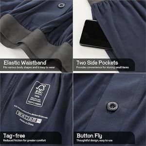 <span class=keywords><strong>Slip</strong></span> Boxer da <span class=keywords><strong>Uomo</strong></span> in Morbida Viscosa di Bambù Lavorata a Maglia, Comodi per il Relax e il Sonno, con Logo in Vita, Intimo all'Ingrosso - Product Image 4