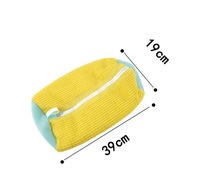 Sacs de nettoyage de chaussures en microfibre réutilisables, nettoyage en profondeur, baskets, chaussures de tennis, pantoufles, sacs à poussière pour machine à laver les chaussures