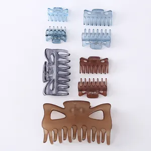 11 PCS Classics Claw Clip Assorted Sizes Women Girls Large Medium Small Mini Matte basic hair claw clips set for All Hair Types