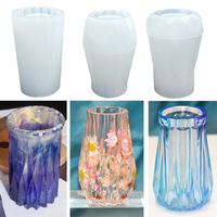 Early Riser DIY Vase moule Grand porte-stylo Cristal dégoulinant moulage Silicone moule Résine Gypse Décor À La Maison Creative À La Main