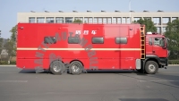 Prix d'usine HOWO Tente Remorque 6*4 6x4 Slide-Out Camper Expedition Véhicule LHD RHD Camper Bus