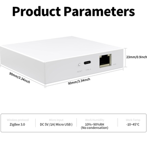 TOGW-ZG1 connexion filaire de hub de <span class=keywords><strong>passerelle</strong></span> Tuya <span class=keywords><strong>Zigbee</strong></span> 3.0 pour les produits de maison intelligente prend en charge jusqu'à 200 appareils connectés - Product Image 5