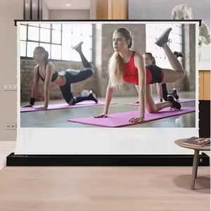 2025 MAX Blanc Cinéma 8K Pour Tous Les Types De Projection Home Cinéma Système Vidéo <span class=keywords><strong>Motorisé</strong></span> Étage Rising Laser TV Projecteur Écran - Product Image 4