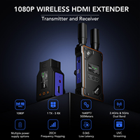 Transmisor y Receptor HDMI Inalámbrico SYONG 1080P para DJI Pocket 3/4, 500m, Un Canal Inteligente para Cuatro Dispositivos, 2.4G/5G UVC OBS, Transmisión en Vivo para Exteriores
