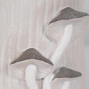 Maceta moderna de cemento con apliques de hongos para decoración del hogar, interior y exterior. - Product Image 4