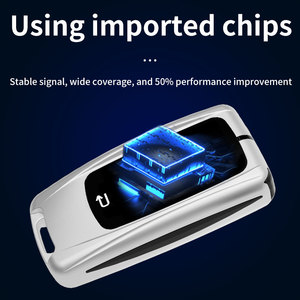 MH01 Chất lượng cao khung hợp kim nhôm <span class=keywords><strong>Led</strong></span> chìa khóa xe điều khiển từ xa Keyless nhập điện thoại điều khiển carkey - Product Image 2