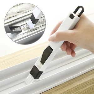 9 Pack Plastic Groove Cleaner Brush Set Multipurpose <b>Hand</b>-held Deep Cleaning Reusable Tile Joint <b>Scrub</b> Brush - Product Image 5
