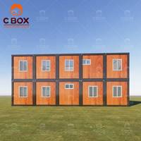 Villa préfabriquée de luxe à deux étages Cbox, bâtiment, jardin, hôtel, complexe hôtelier, maisons conteneurs détachables fabriquées