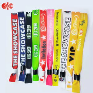 Tùy Chỉnh Polyester <span class=keywords><strong>Satin</strong></span> Dây Đeo Cổ Tay Thăng Hoa In Ấn Logo Cho Lễ Hội Buổi Hòa Nhạc Vé Vào Cửa Sự Kiện Khuyến Mại Dây Đeo Cổ Tay - Product Image 1
