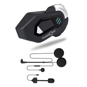 FreedConn T-MAX S PRO Sistema de Comunicación Intercomunicador de Grupo de 1000m, Auriculares para Casco de Motocicleta con Resistencia al Agua IP65 - Product Image 1