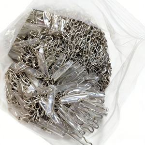 Chaîne de chasse d'eau robuste avec crochet et anneau pour réservoir de toilettes, accessoire de réparation universel - Product Image 6