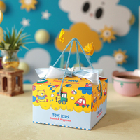 Boîtes en carton rigide personnalisées avec logo, finition mate, motif à pois de dessin animé pour les fêtes, idéales pour le stockage alimentaire - Offre Spéciale