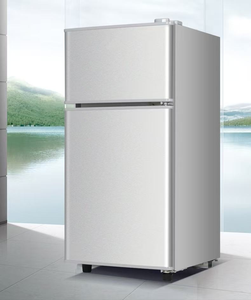 Refrigerador de Doble Puerta de Acero Inoxidable de Alta Calidad y Bajo Consumo con Descongelación Automática para Uso en Hoteles y Comercios - Product Image 1