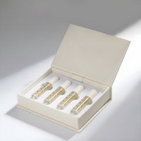 Boîte cadeau magnétique en papier magnétique de luxe pour échantillons de parfum, emballage de produit