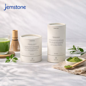 Vente d'usine : Emballage écologique en tube de carton pour bougies parfumées, épices, sel, thé matcha de qualité alimentaire, emballage en tube de papier cylindrique - Product Image 2