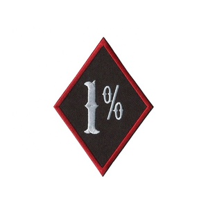 공장 도매 80 mm 와이드 1% (1%) 패치 사용자 정의 자수 패치 - Product Image 6