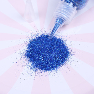 Poudre à paillettes de <span class=keywords><strong>sable</strong></span> pour enfants, accessoire hexagonal non toxique, bricolage laser, dans un bouteille à bouche pointu, 10 pièces - Product Image 4