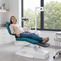 Fauteuil dentaire avec bras pivotant à 180 degrés, utilisation main gauche ou droite, chariot mobile, livraison hospitalière, chirurgie, OEM
