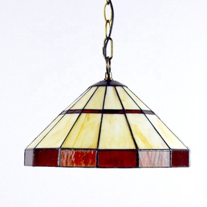 Lámpara de Techo Tiffany Dorchester LongHuiJing, Aplique de una Sola Bombilla, Lámpara de Vidrio Teñido, Lámpara de Mesa para el Hogar - Product Image 3