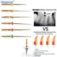 6 pièces/paquet limes dentaires utilisation du Canal radiculaire limes endodontiques activées par la chaleur rotatives lime Instruments de dentisterie