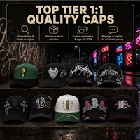 Casquettes de baseball vintage de luxe noires en gros pour jeunes femmes, avec 77 caractères, style 31 El Mago Dandy, à visière incurvée