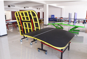 <span class=keywords><strong>Table</strong></span> de football et de tennis de <span class=keywords><strong>table</strong></span> pliable en bois et acier, imperméable, durable, écologique, avec roues mobiles, pour usage extérieur/intérieur C-TOP - Product Image 3