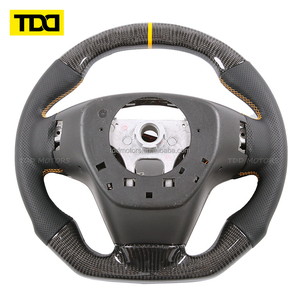 Volant en fibre de carbone véritable TDD compatible avec Cadillac ATS-V CTS-V CT4 CT5 CT6 XT4 XT5 XT6 2013 2014 2015 2016 - Product Image 5
