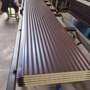 Meilleur <span class=keywords><strong>prix</strong></span> PU polyuréthane revêtement mural extérieur panneaux sandwich vente chaude style design moderne en acier - Product Image 5