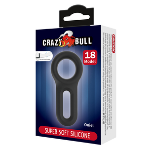 Anillo para Pene <span class=keywords><strong>de</strong></span> Silicona Suave CRAZY BULL, Color Negro, Anillos para Retrasar la Eyaculación, Juguetes Sexuales Pequeños para Hombres, Productos Masculinos - Product Image 6