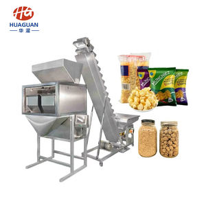 Erdnuss-Sonnenblumenkern-Getreide-Vibrations-Wiege-Füll waage 5kg Linsen-Nüsse Reisgranulat-Füll-und Absack maschine - Product Image 1