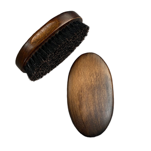 Spazzola per <span class=keywords><strong>Barba</strong></span> e Baffi Sopurrrdy con Logo Personalizzato, Setole Naturali di Cinghiale, Manico in Legno di Noce - Product Image 4