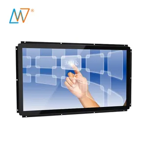 Hot Koop Metalen Frame Ingebouwde 24Inch Led Monitor Touch Screen Capacitieve Voor Meubels