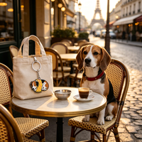 Porte-clés personnalisé en alliage de zinc émaillé pour chiens, vente en gros, Beagle, Border Collie, Greyhound, Dalmatien, porte-clés pour animaux de compagnie, directement de l'usine