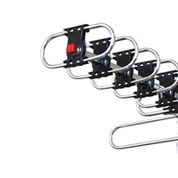 Antenne TV à prix d'usine, vente en gros, antenne TV analogique rotative UHF/VHF DQ-8020, vente d'usine
