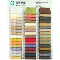 Stock d'usine écologique Parker coton tissu Double chaîne sergé lavé crêpe pour vêtements literie maison Textile rideaux