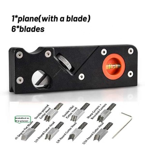 Chamfering Planer Cutter Heads Woodworking Edge Corner Flattening <strong>Tool</strong> Auxiliary Positioner Manual Chamfering Planer <strong>Tools</strong> - Product Image 2