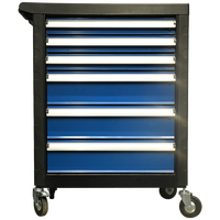 Support OEM de chariot à outils roulants à 6 tiroirs personnalisable de vente chaude pour le stockage de garage et d'atelier