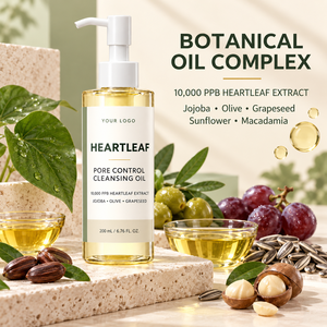 Huile Nettoyante Heartleaf pour le Contrôle des Pores et le Soin du Sébum, Démaquillant Doux et Hydratation Quotidienne, Convient à Tous les Types de Peau - Product Image 3