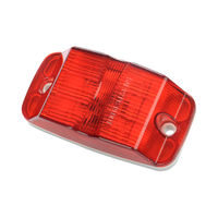 Feu de gabarit clignotant rectangulaire à 6 LED 12V/24V pour remorque de camion, montage latéral, clignotant ambre Spyder, feu arrière LED pour camion