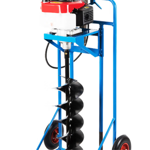 Pile driver agricole à essence bibo pour l'application d'engrais en verger à petite échelle, la plantation d'arbres et la construction de clôtures - Product Image 1