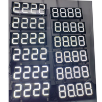 Letrero LED Digital para Gasolinera de 12 Pulgadas, 88.88, Letrero LED Digital para Precio de Gasolina, Gran Venta en Perú